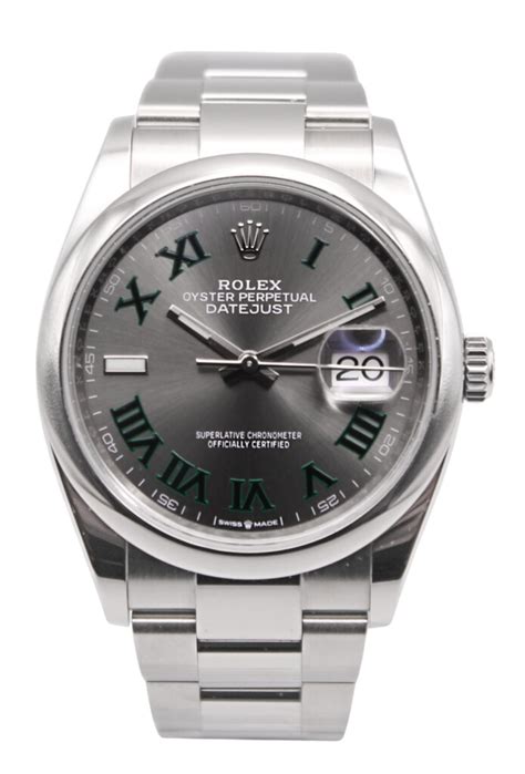 rolex datejust 36 wimbledon oyster|Rolex Wimbledon 36mm price.